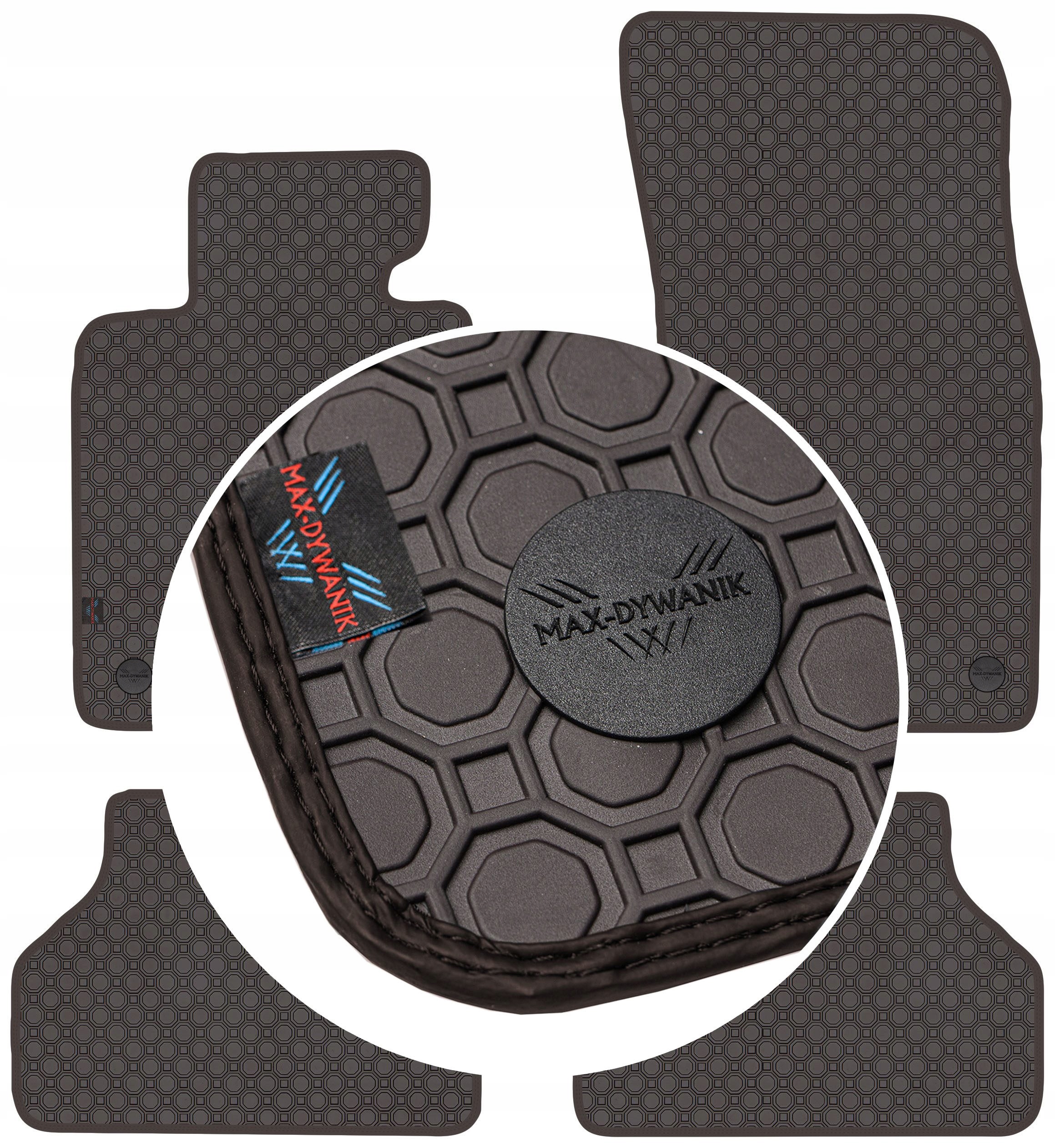 Bmw 5 E60 E61 2003-2010 Koberce Hnedé