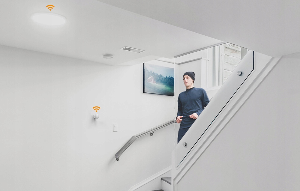 Imou Inteligentny Czujnik Ruchu Zp1 Sensor Ścienny Natynkowy Smart Zigbee Zasilanie akumulatorowe