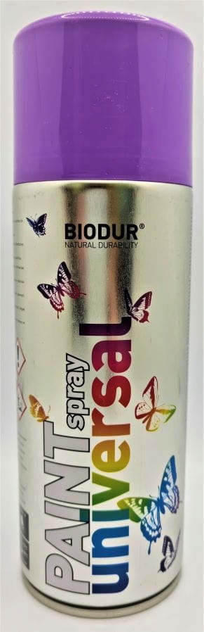 SPRAY FARBA FIOLETOWY BIODUR 400ml RAL 4005 Marka Biodur
