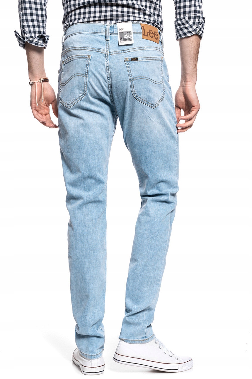 LEE RIDER MĘSKIE SPODNIE JEANSOWE JEANSY W33 L34 Kolor niebieski