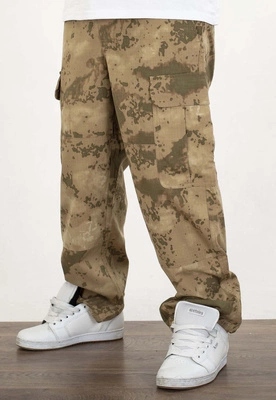 Kalhoty Jigga Wear Military Brown Camo
