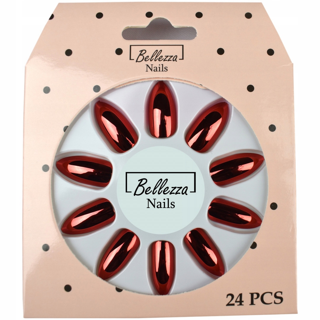 

Tipsy Paznokcie Sztuczne Lustra -24szt. ZD8