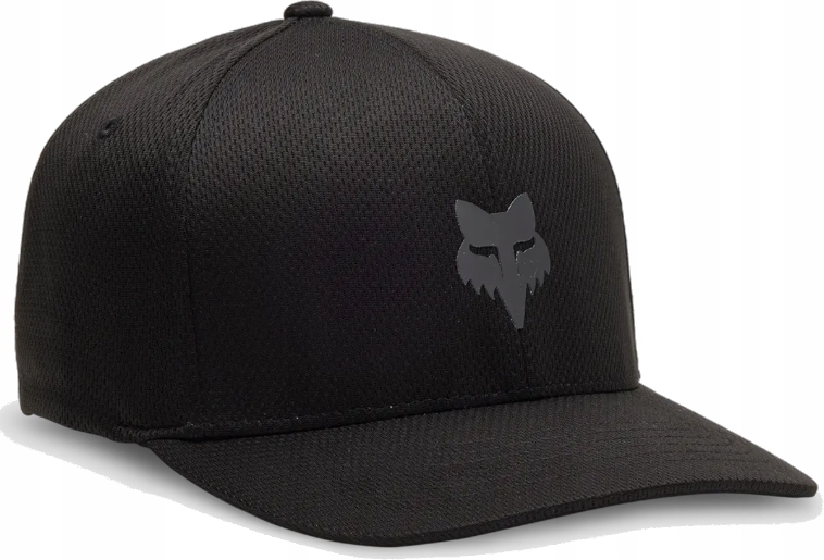 Full Cap kšiltovka Fox Head Tech Flexfit Hat Black/Charcoal vel. S/m