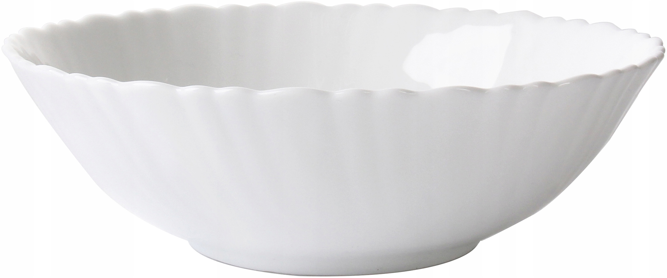 

Salaterka szklana do surówek sałatek 17,5cm biała