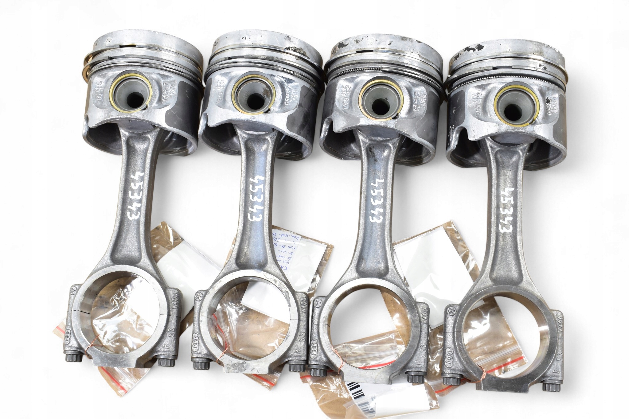 piston connecting rod AUDI A6 C6 A4 B8 2.0 TDI CAG WYMIARY 081187