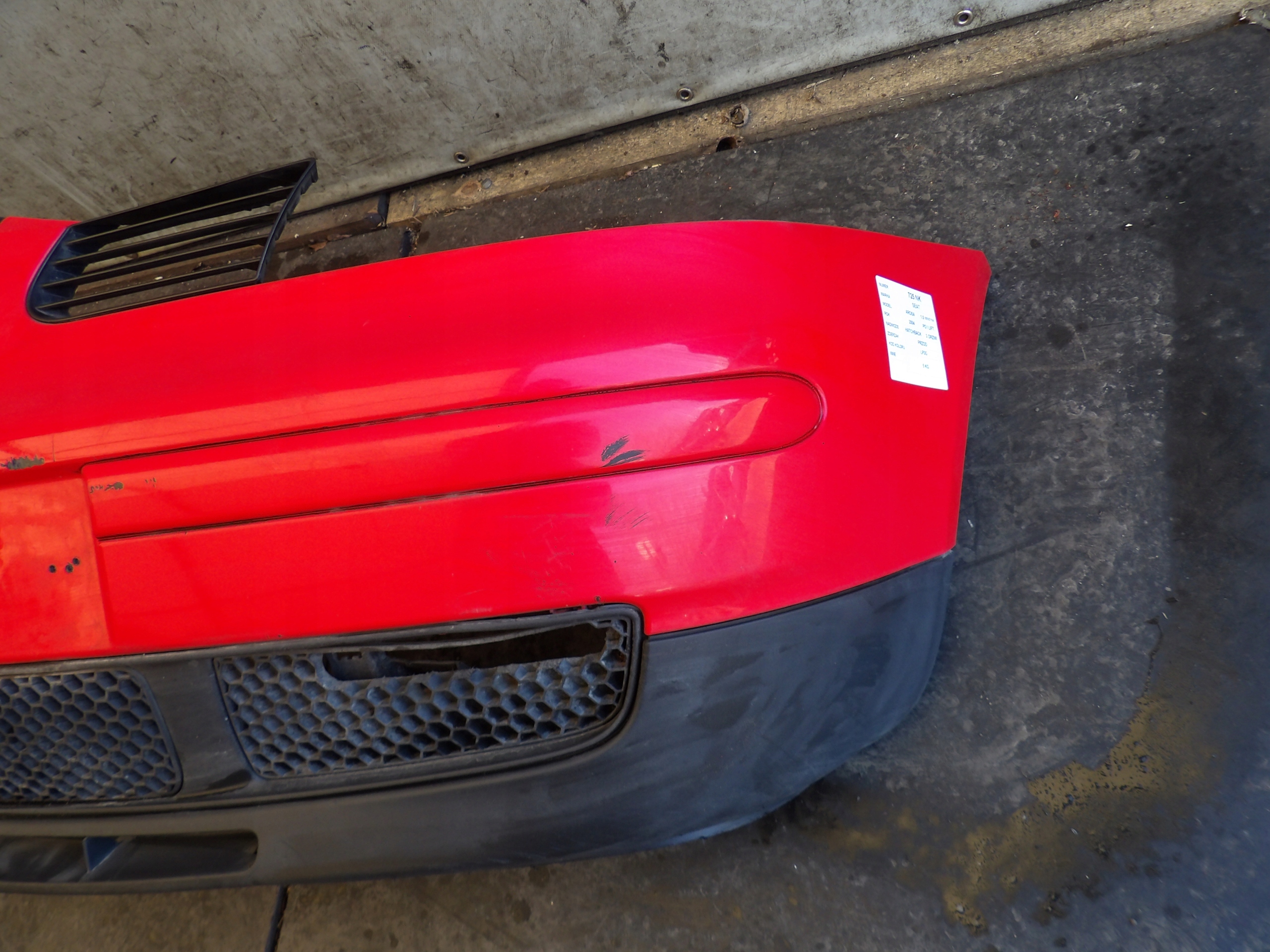 Seat Arosa bumper front lak. LP3G