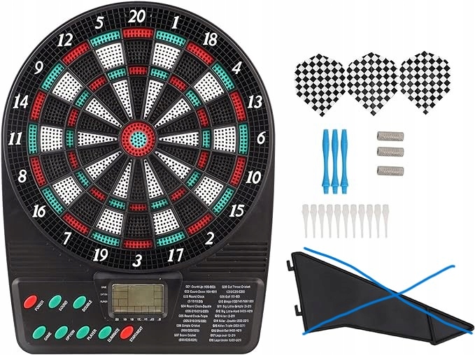 Elektroniczna Tarcza Do Rzutek Gry Darta Rzutki Boroco