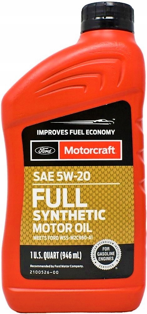 

Olej Motorcraft 5W20 Full Synthetic 0,946L Ford