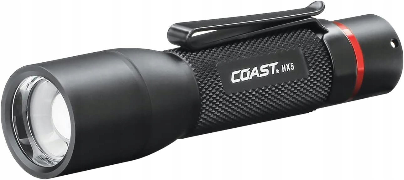 Coast HX5 Latarka Led 130 Lumenów Pure Beam Focusing Klips Uniwersalny