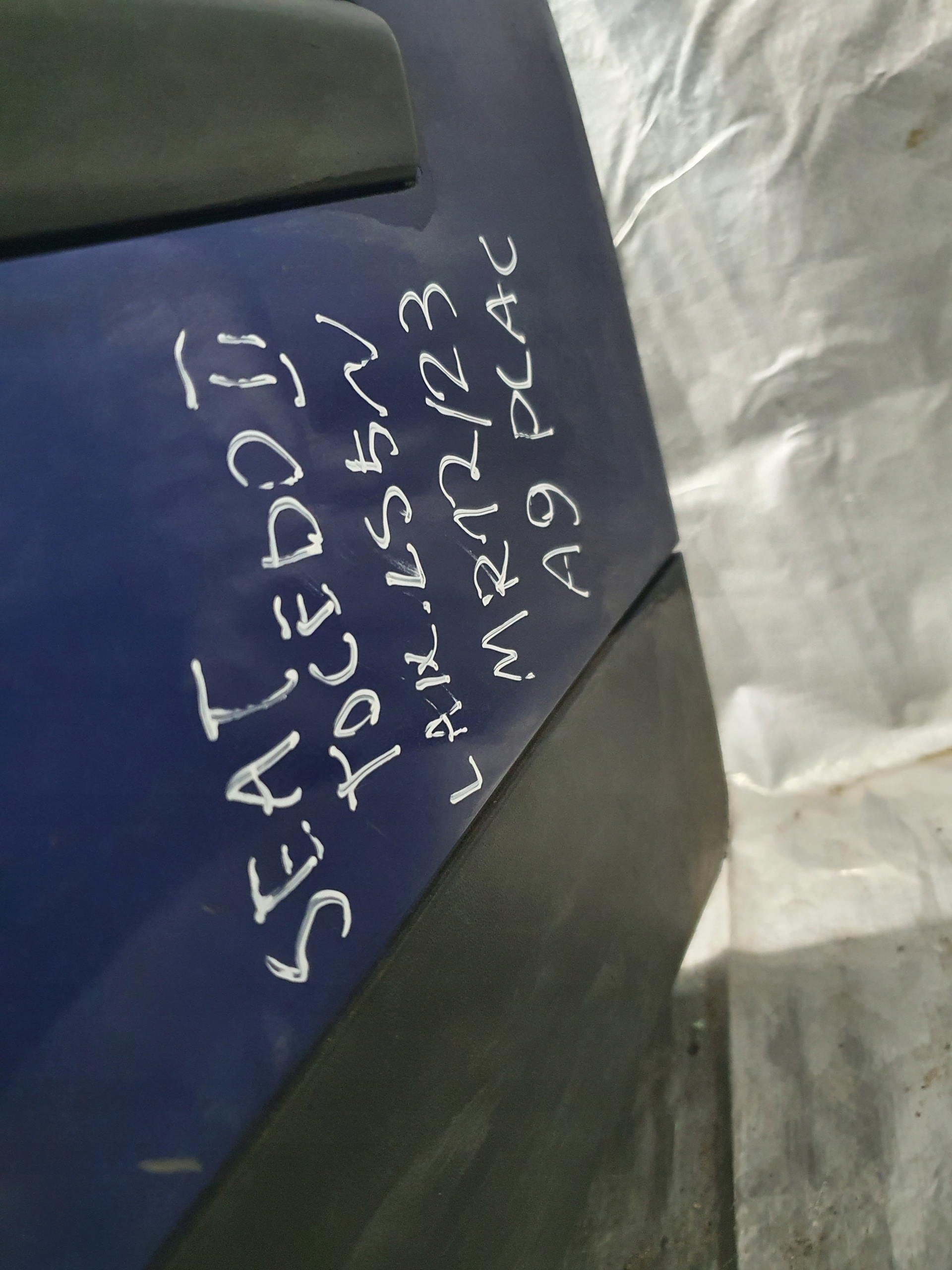bumper rear SEAT TOLEDO II LAK. LS5N