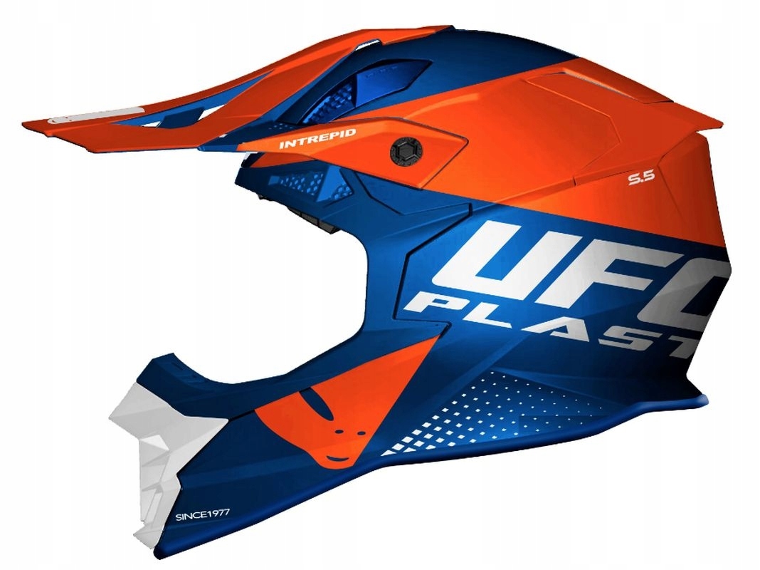 Ufo Prilba Intrepid Cross Farba Modrá/červená Veľkosť M (ece 22R06)