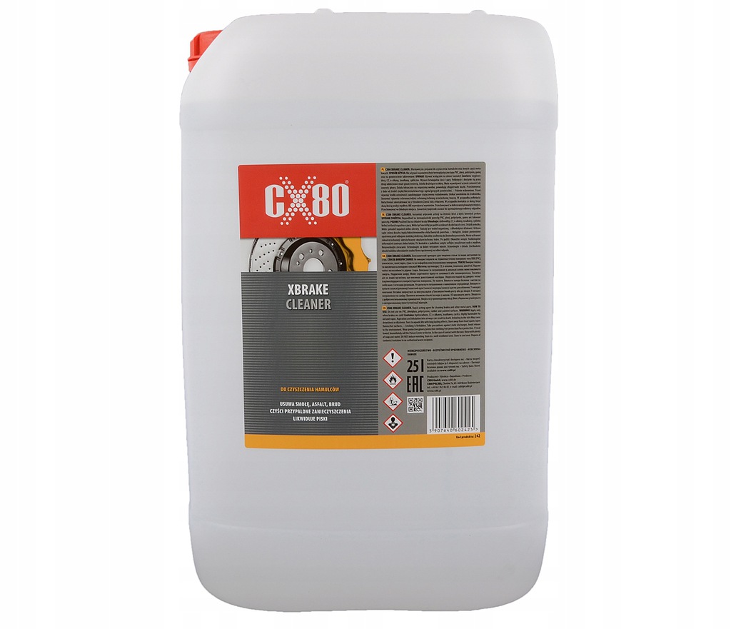 XBRAKE CLEANER CX80 DO CZYSZCZENIA HAMULCÓW 25l
