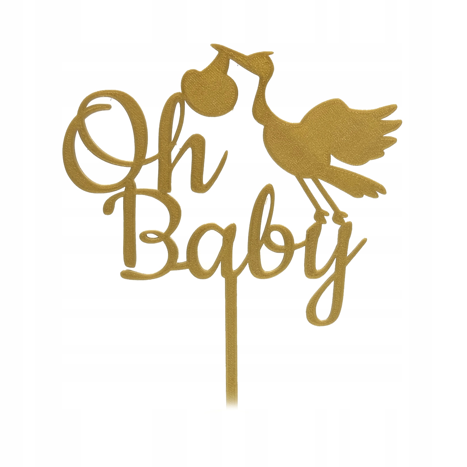 

Topper Oh Baby baby shower bocian na tort M toper