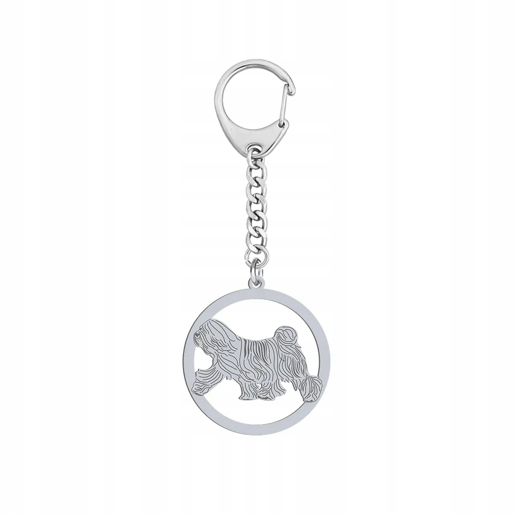 Přívěsek Na Klíče na klíče s tibetským teriérem 925 Šperky s gravírováním Bonus