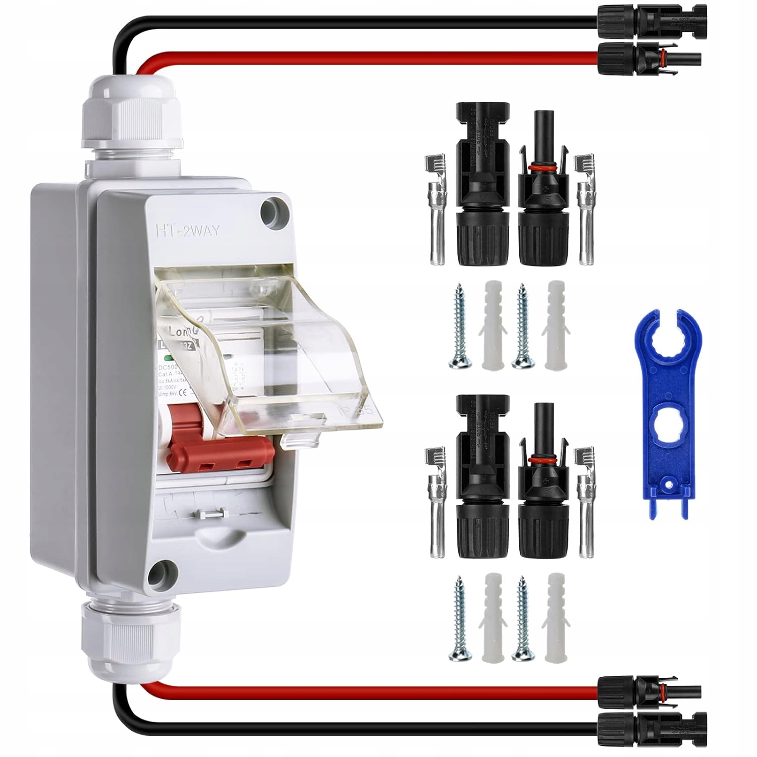 Przełącznik Panelu Słonecznego 500V 32A Odłącznik Pv DC Skrzynka Łączeniowa