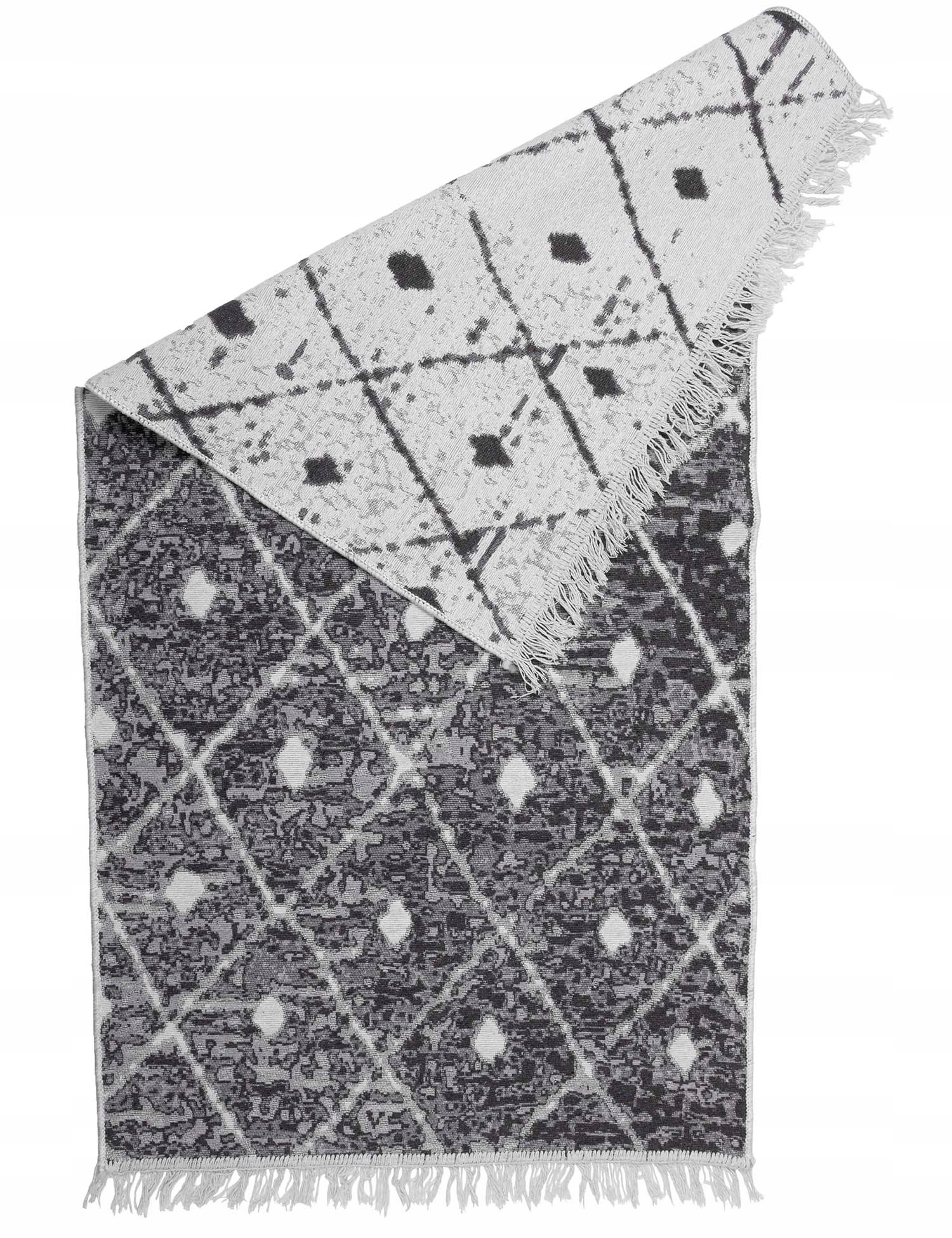 

Dywan Tkany Kilim Boho Dywanik z frędzlami 60x120