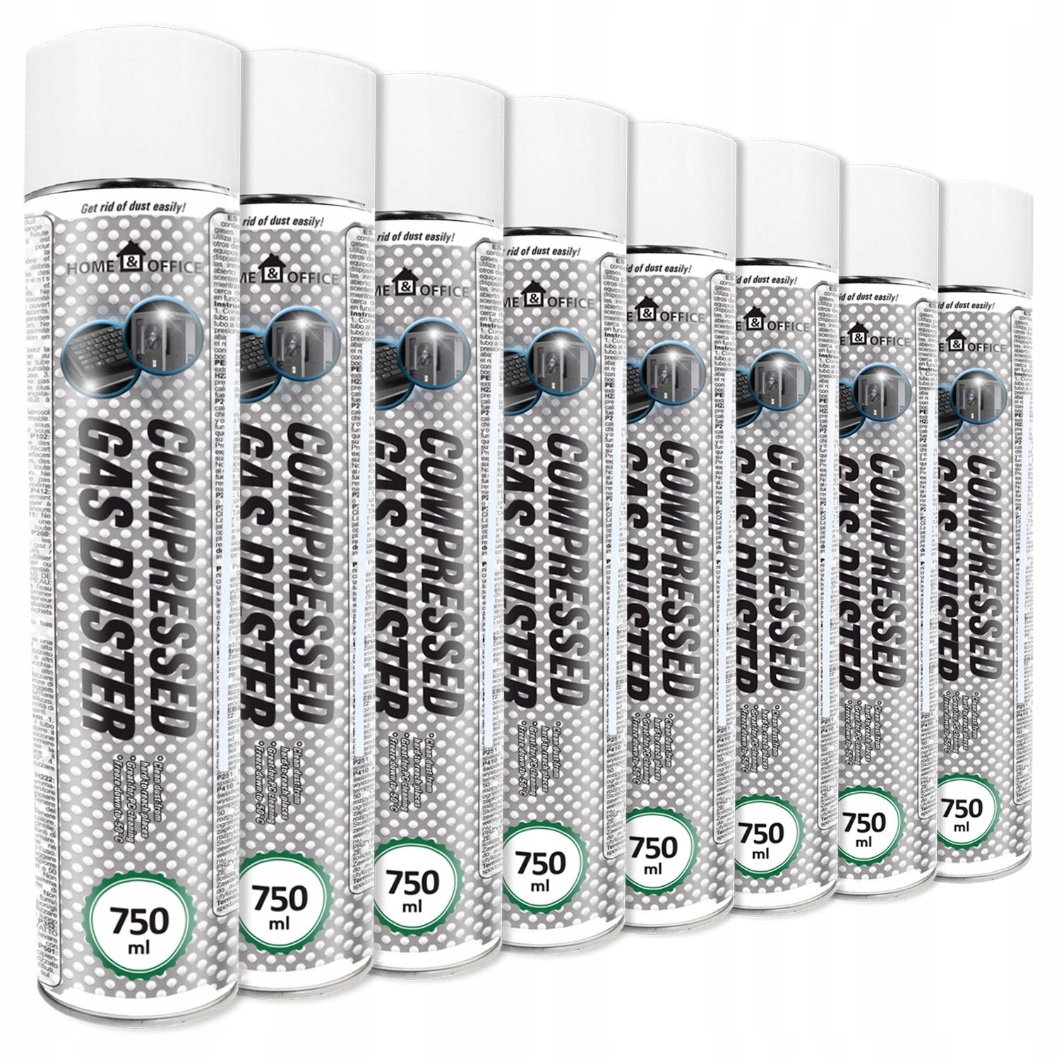 8x Aabcooling Stlačený Vzduch 750ml TRUBKA-15cm