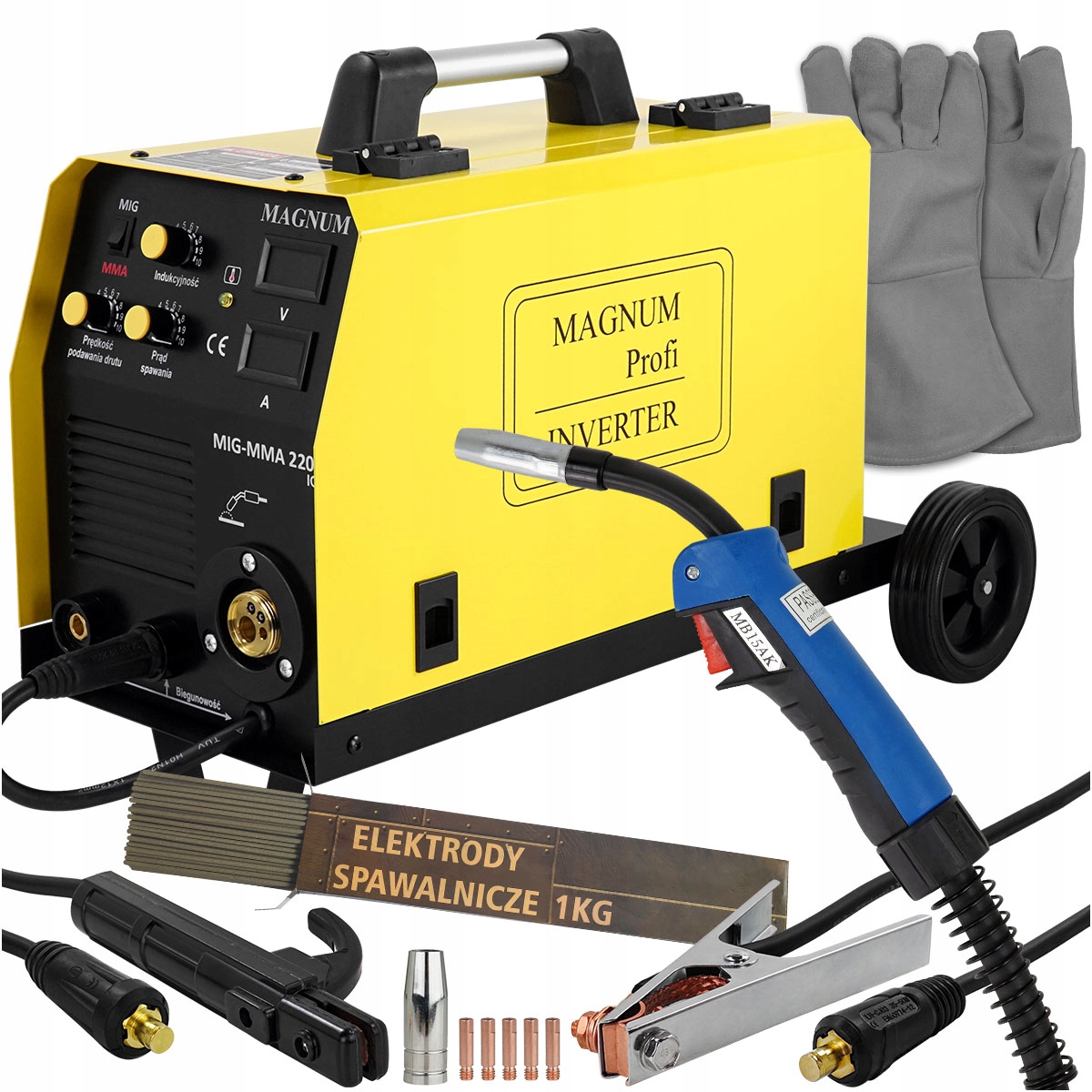 Сварочный аппарат 2в1 Magnum MIG 220W MMA migomat 200A