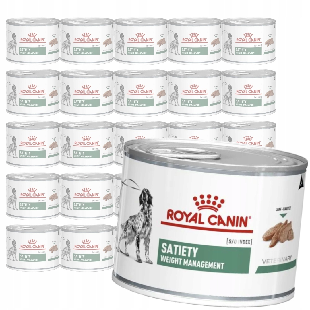 Levně Royal Canin Veterinary Satiety S/o 24x195g Krmivo Paštika pro psy s nadváhou