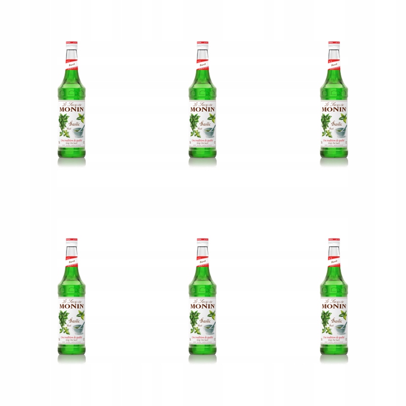 Monin Basil – sirup bazalka 0,7 l X6