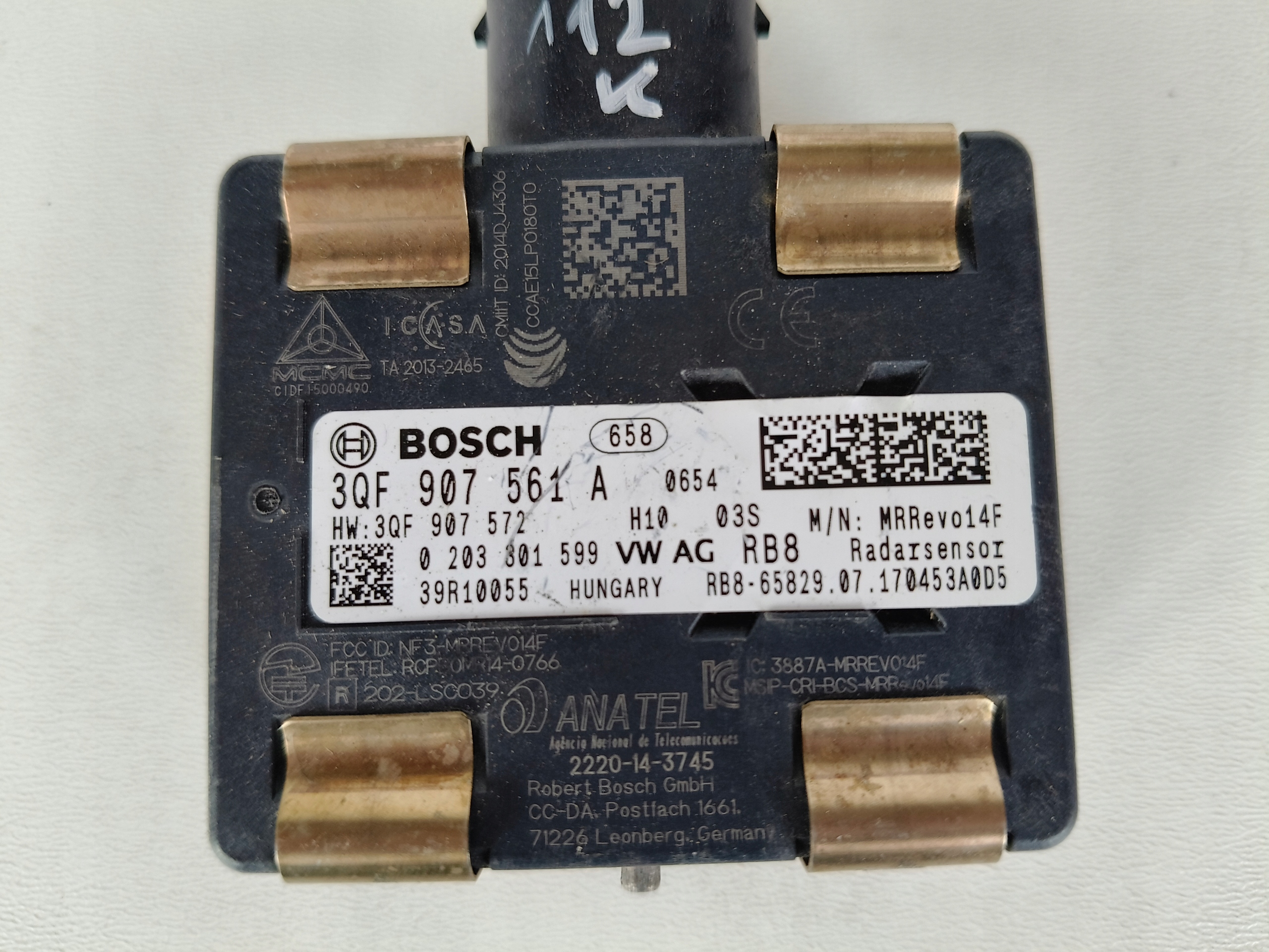 RADAR DISTRONIC ACC VW AUDI SEAT 3QF907561A