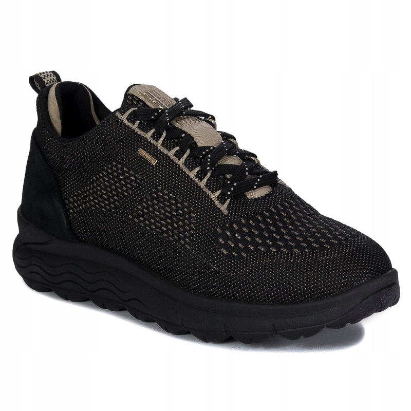 Geox Sneakersy na platformie D Spherica Black D2626C 06K22 C9999 r.39