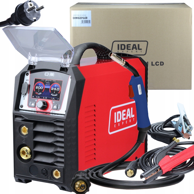 Spawarka Migomat Synergia 200A 60% Mig Mag Mma Tig Expert Mig 201 LCD Ideal