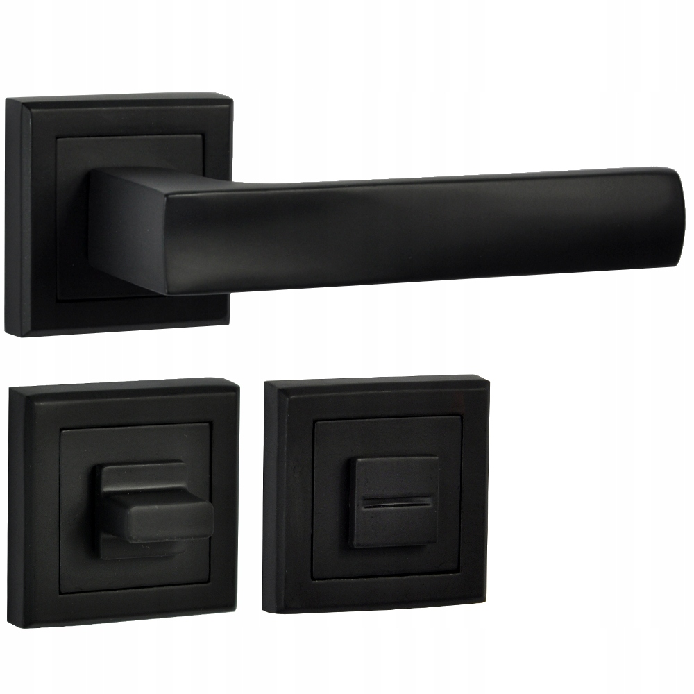 

Klamka Drzwiowa Do Łazienki Wc Czarny Mat