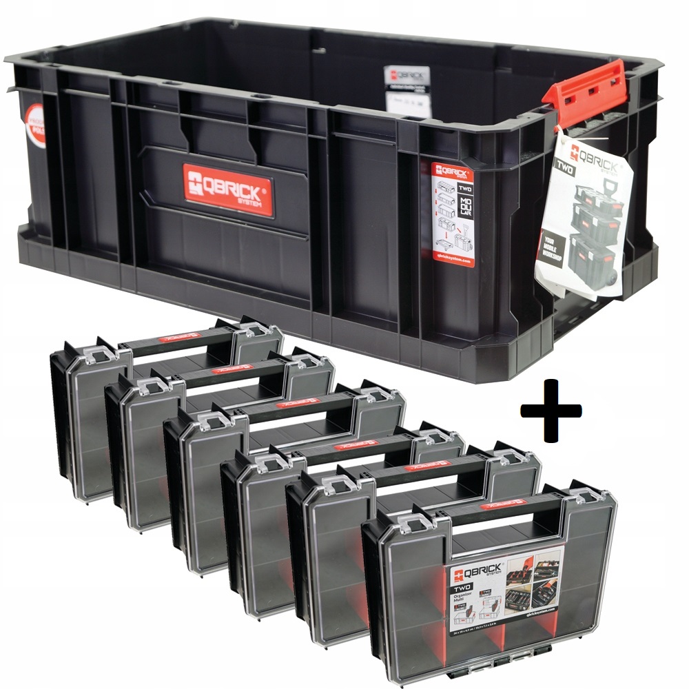 

Kosz Narzędziowy Box 200 x6 Organizer Qbrick Two