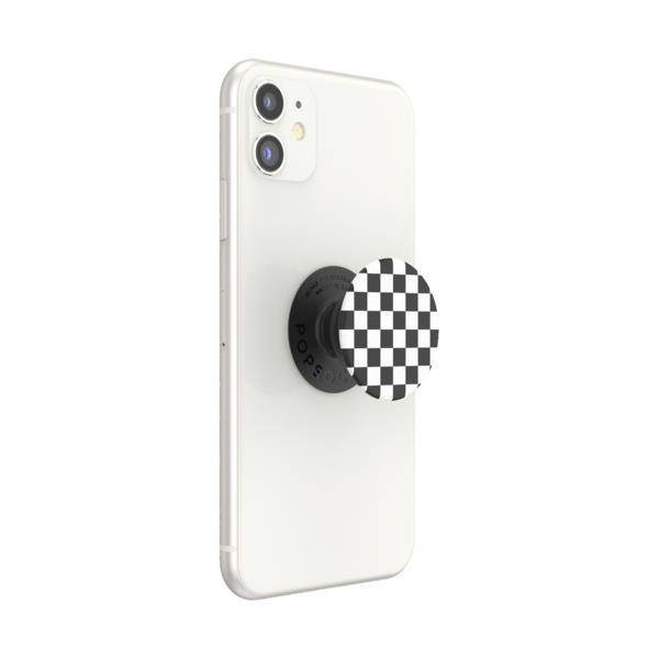 POPSOCKETS UCHWYT CHECKER BLACK Rodzaj na palce
