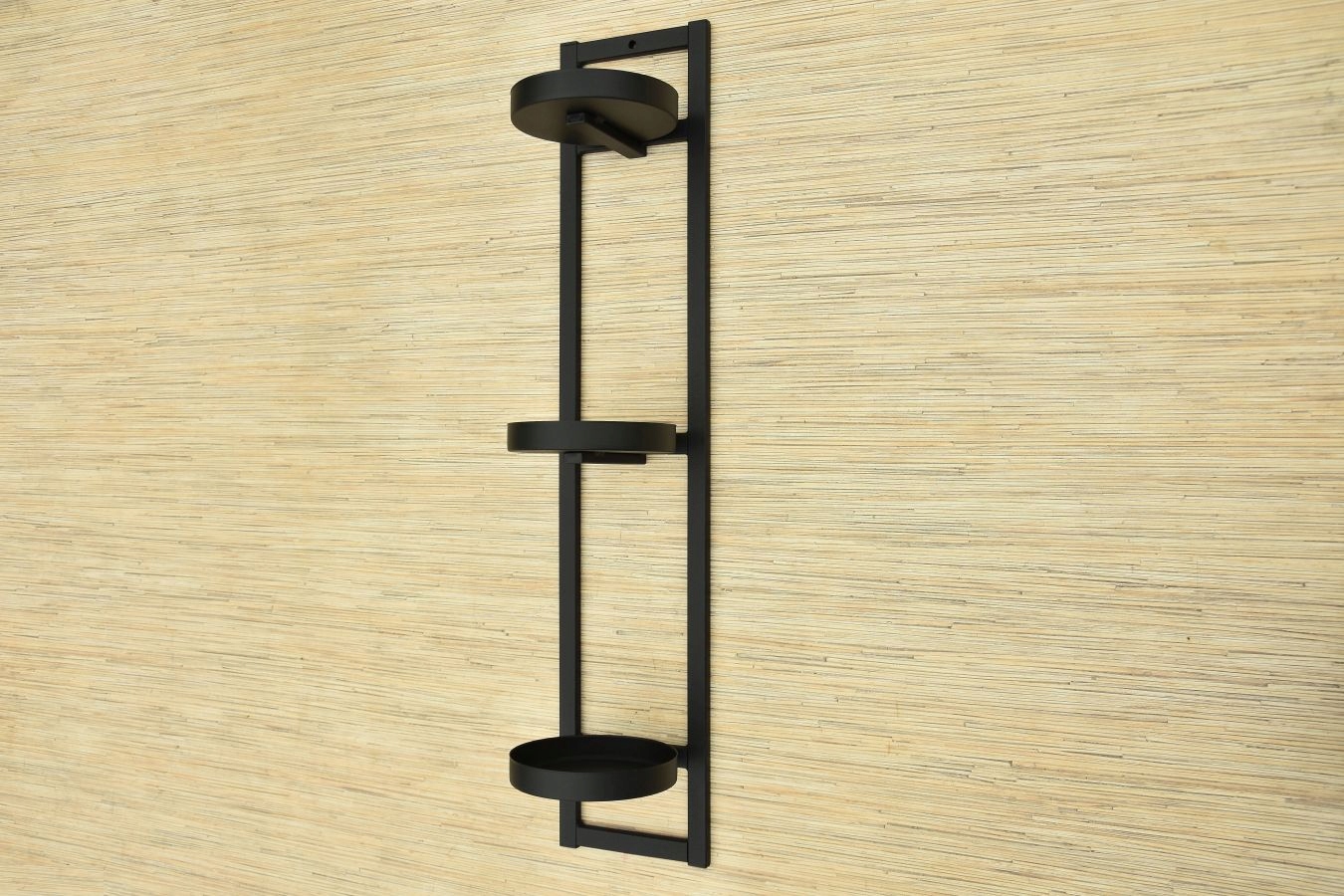 POTRÓJNY KWIETNIK ŚCIENNY METALOWY NA KWIATY Marka Matoga