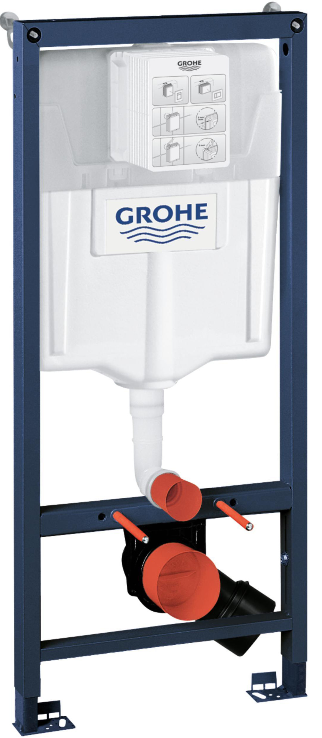 Stelaż do Wc podtynkowy Solido 500 x 1130 x 230 mm chrom Grohe