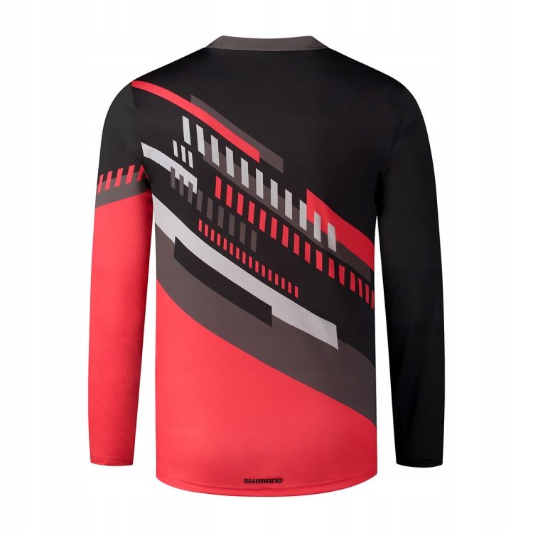 Shimano Myoko L.s Jersey Black/red Rozmiar L