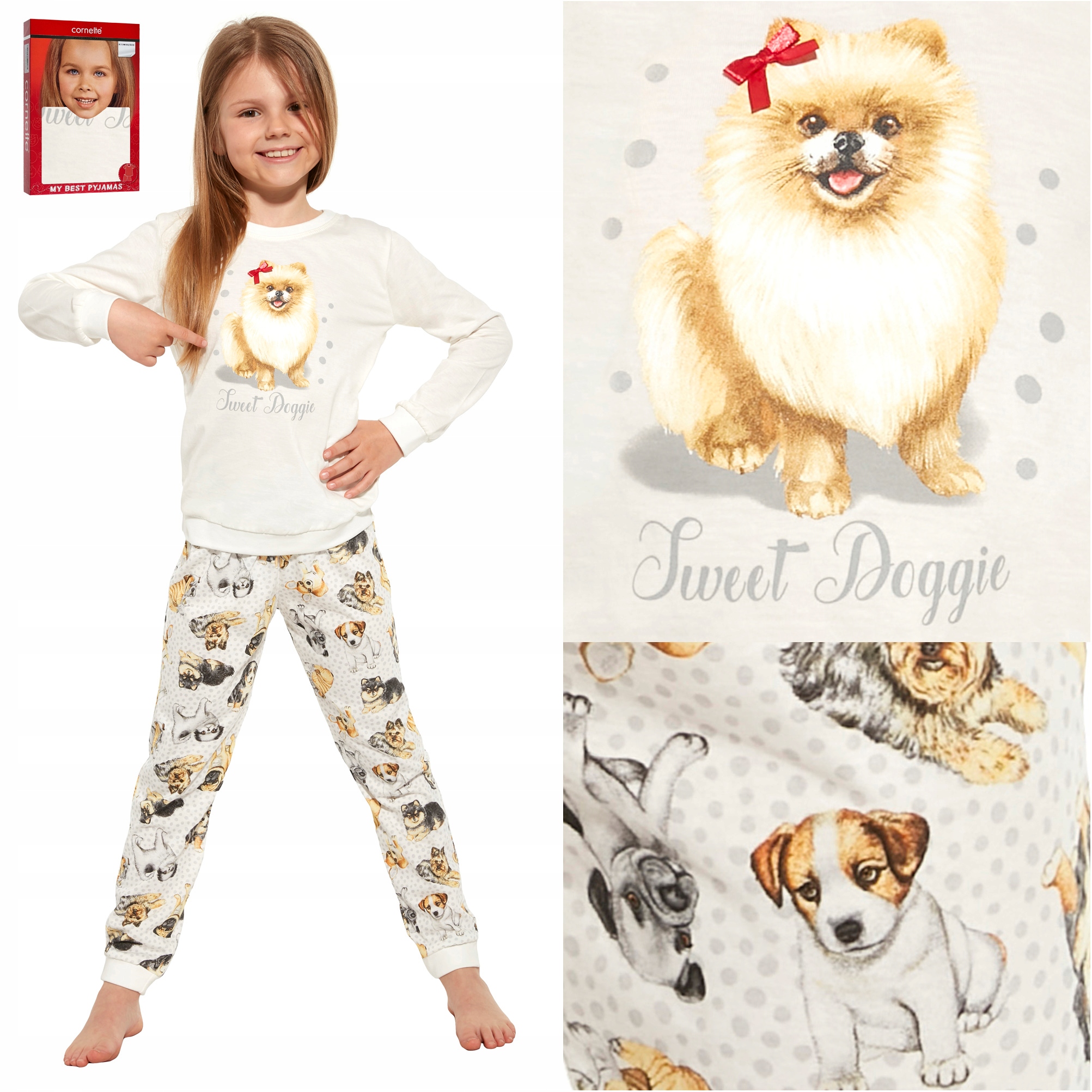 

Piżama dziecięca Cornette 977/152 Doggie 122-128