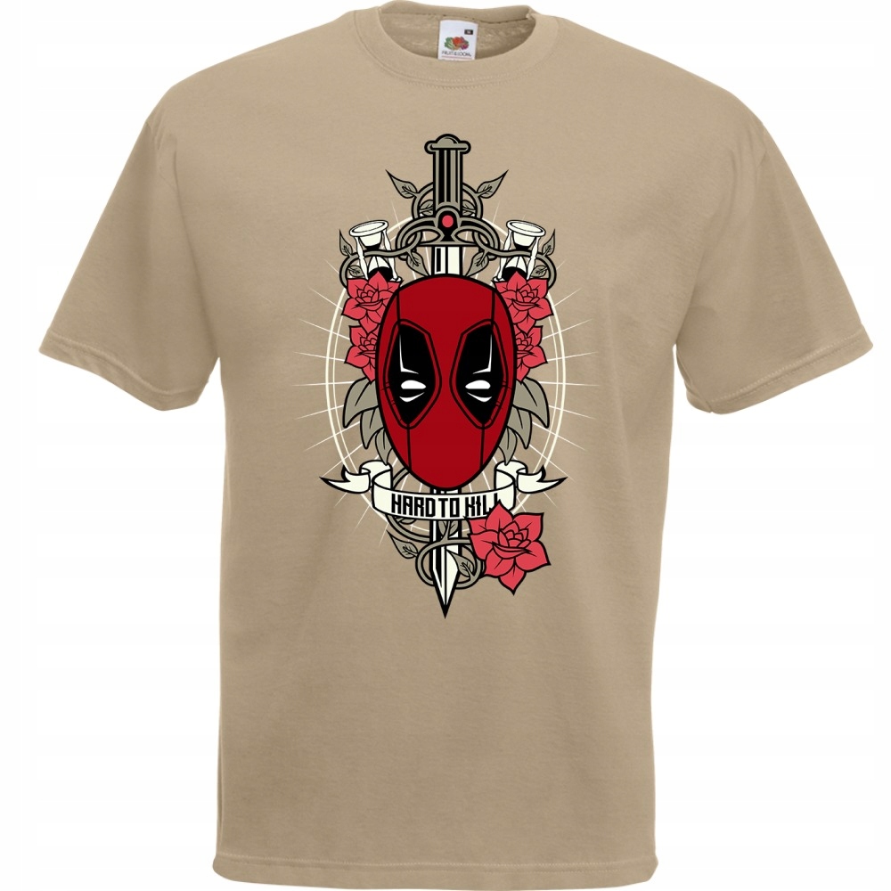 

Koszulka hard to kill superbohater XL khaki