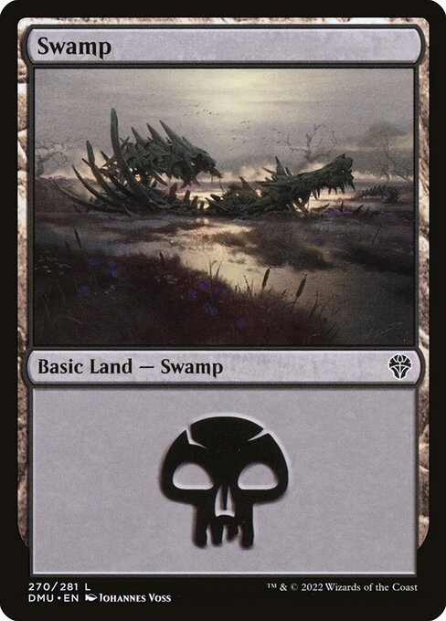 MtG: Swamp (V.3) (DMU)