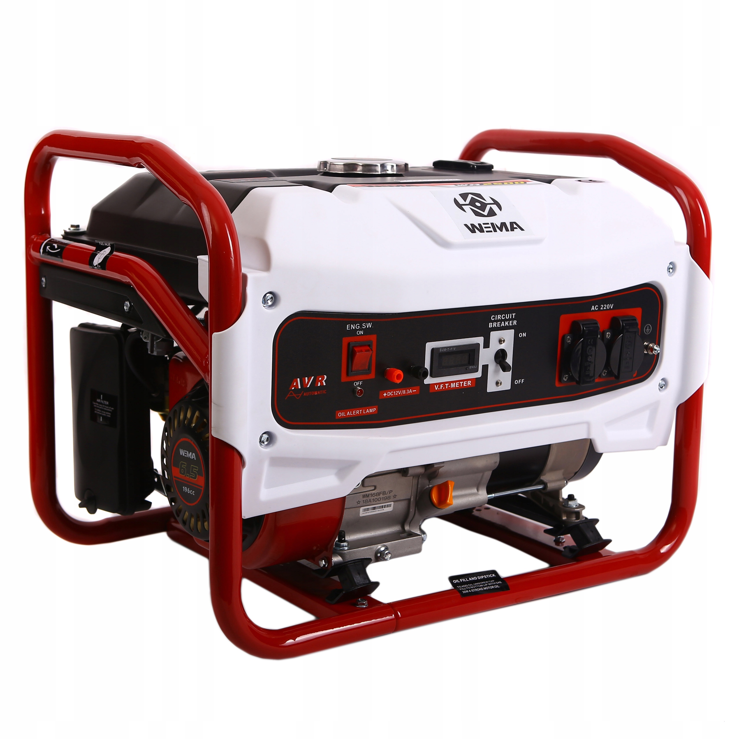 Generator Weima WM2500B Typ agregatu jednofazowy