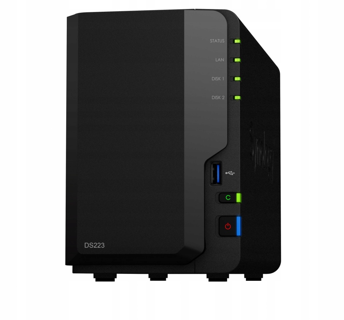 Synology Serwer Nas DS223 2GB 4x1.7Ghz 1xGb Usb