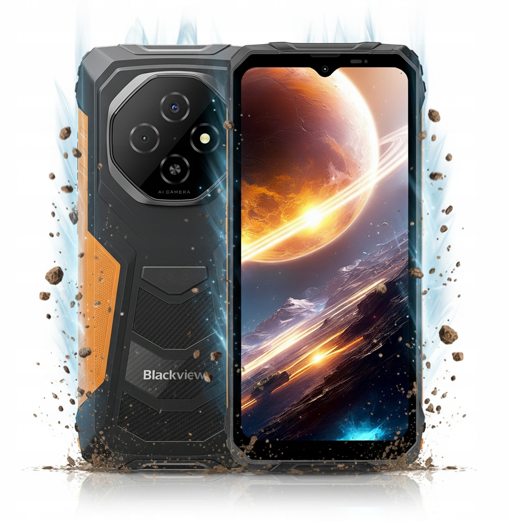 Blackview Fort 1 4GB/128GB Pomarańczowy Wytrzymały smartfon 10000mAh IP69K