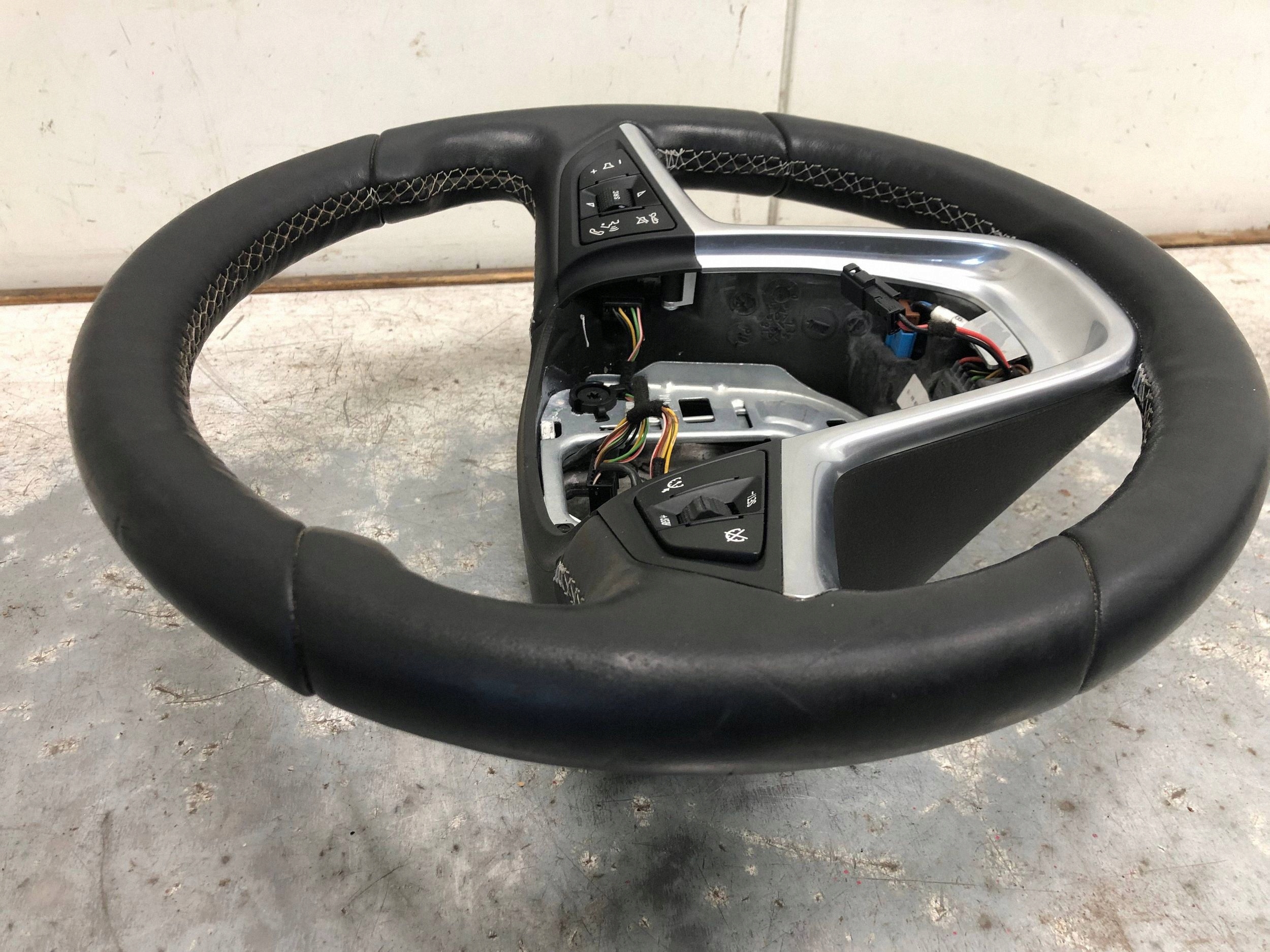 steering wheel, MULTIFUNKCJA leather GRZANA OPEL MERIVA B 13412202