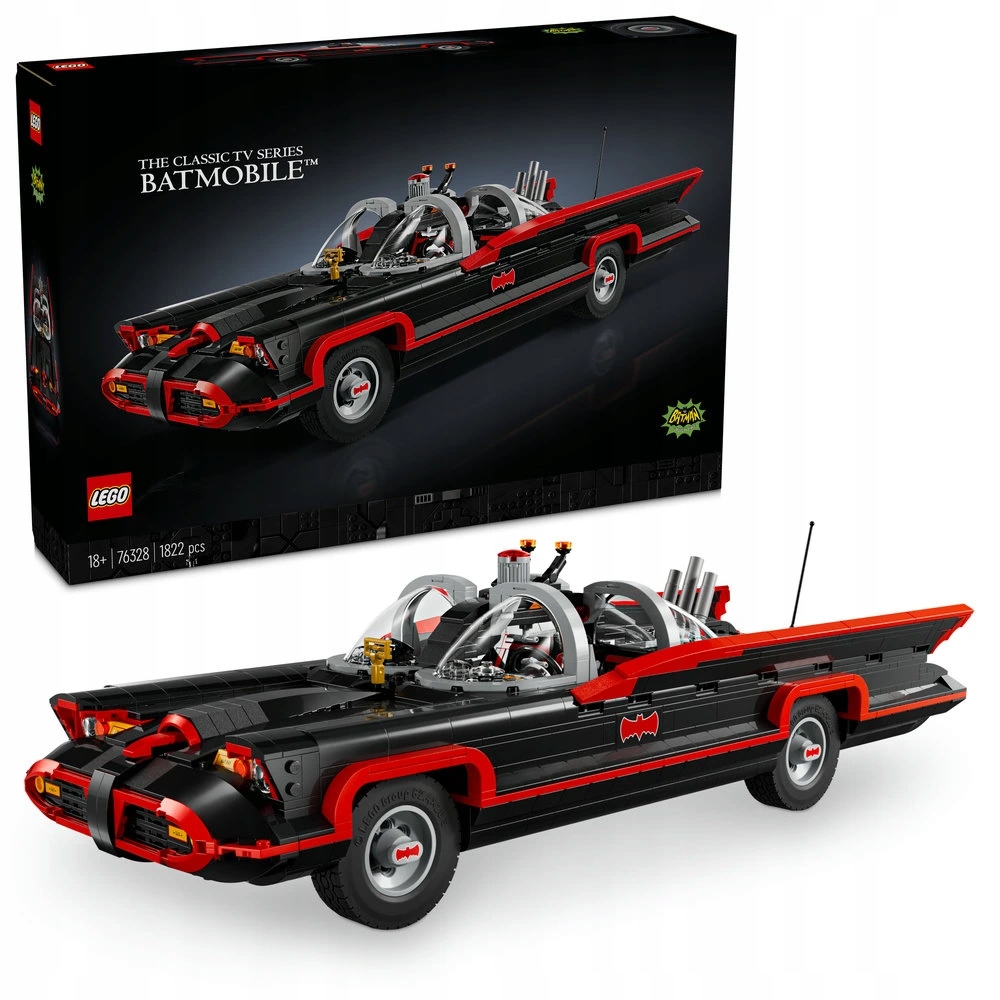 Lego DC Batman 76328 Batman: Batmobil z klasického Tv seriálu