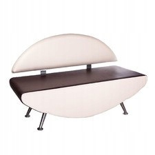Beauty System Pohovka do čekáren Carini BD-6710 krémově hnědá