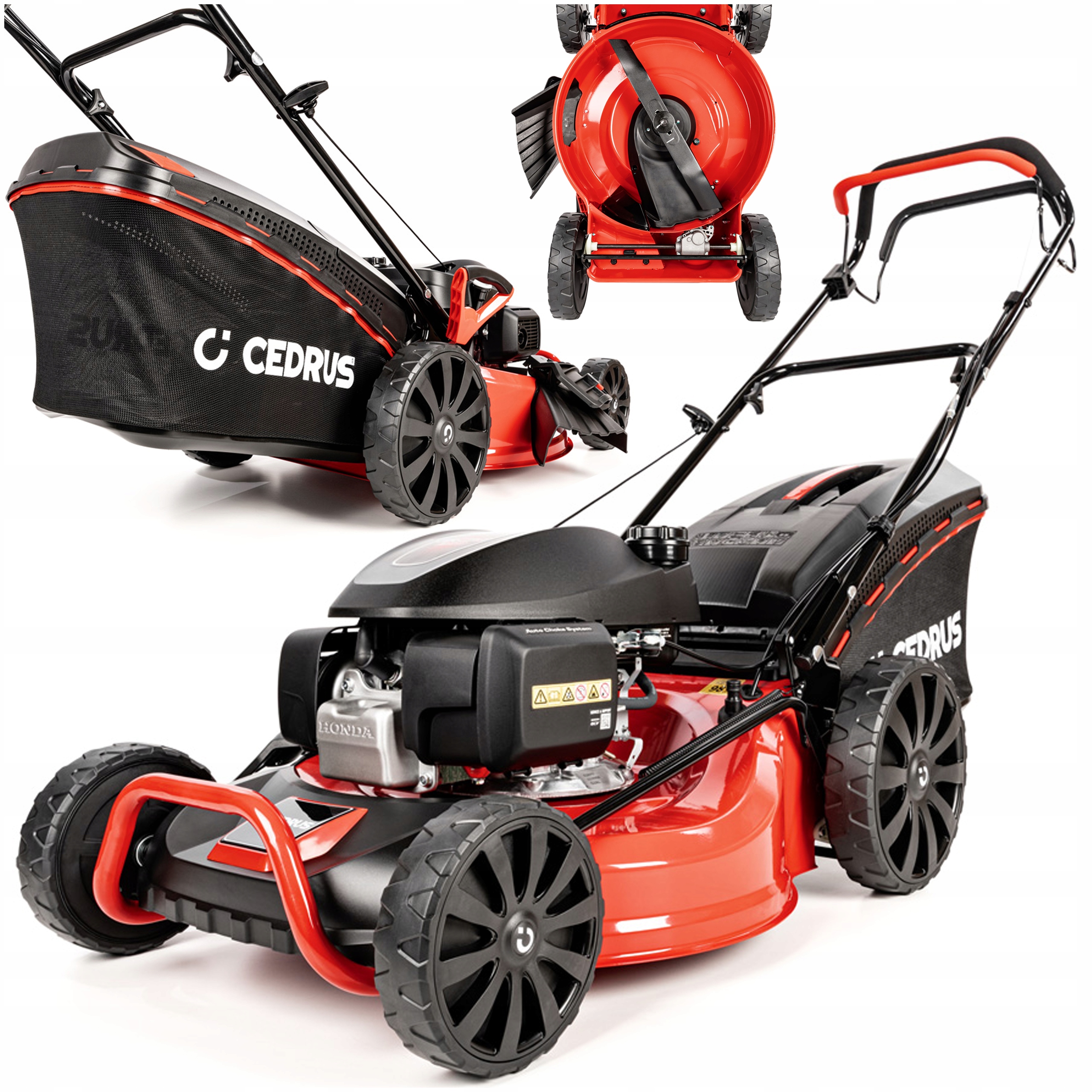 Kosiarka Spalinowa Cedrus KS53S-H Silnik Honda Gcv 200 CM³ Kosz 65L 53cm