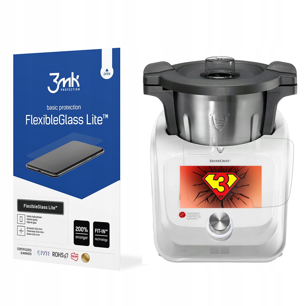 

Niepękające szkło do Lidlomix Monsieur Cuisine 3mk