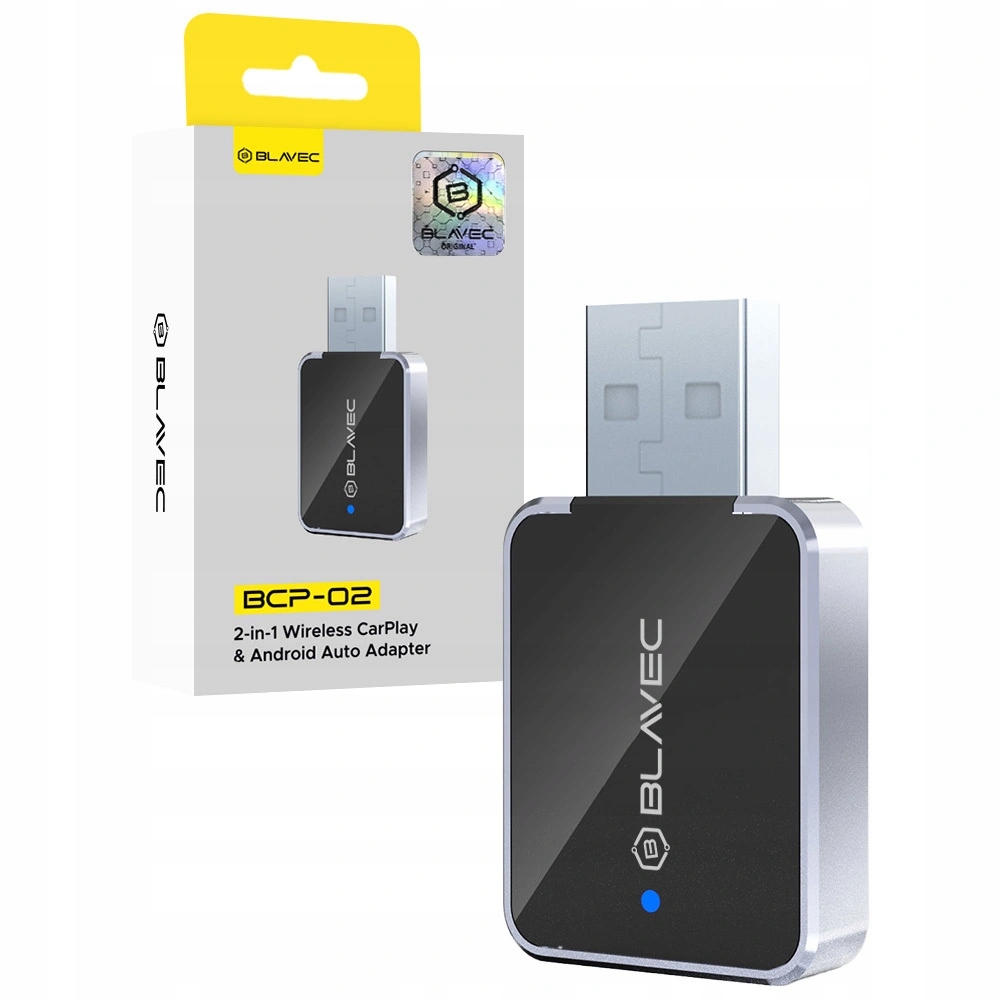 Adaptér Modul Carplay Android Auto Bezdrátový Wifi Bluetooth Mini 2V1