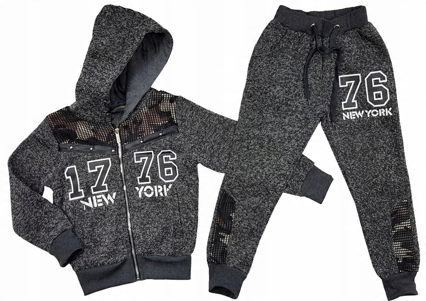 

Ciepły Dres New York r 6 ok. 110 cm Dark