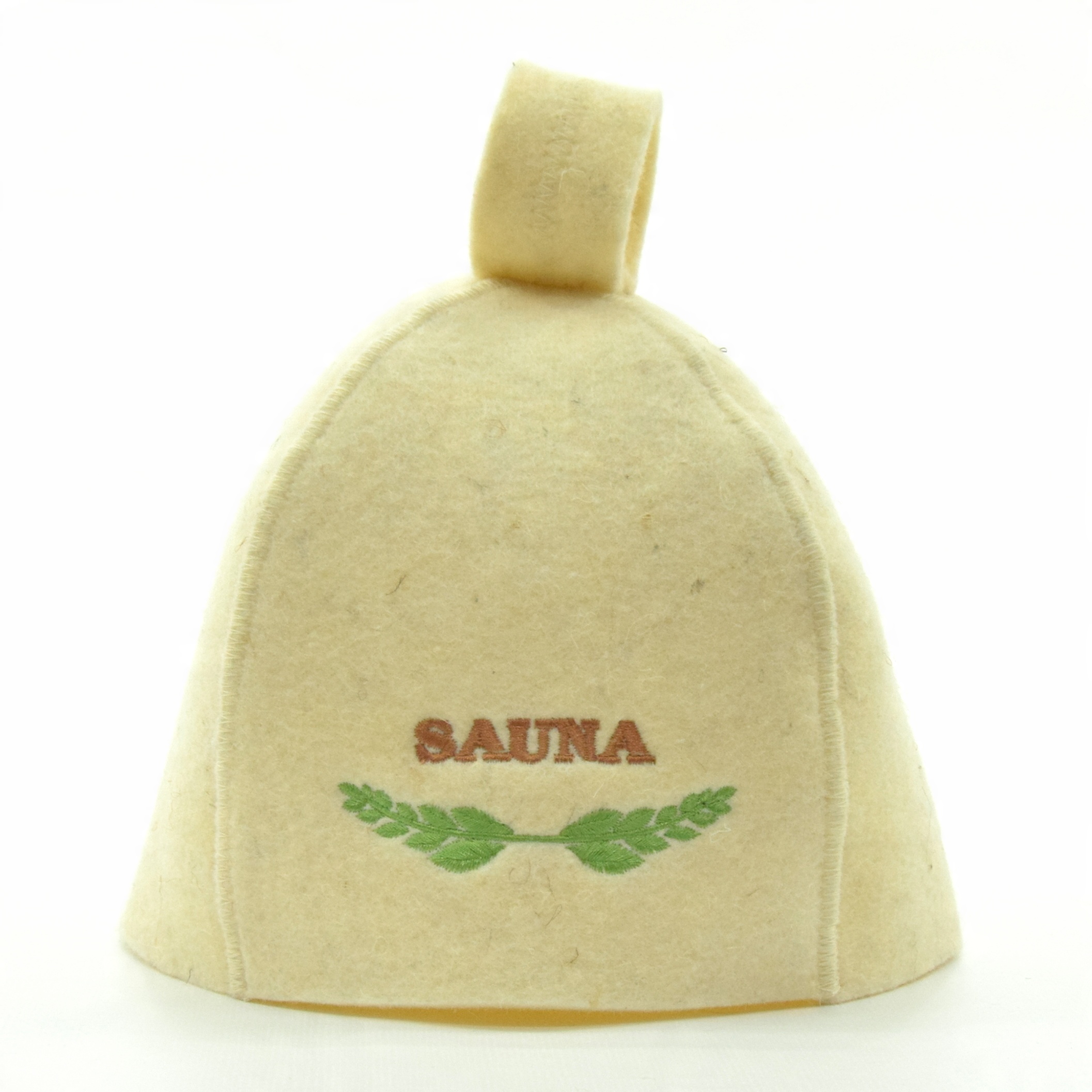 

Czapka do sauny wełniana z Haftem L