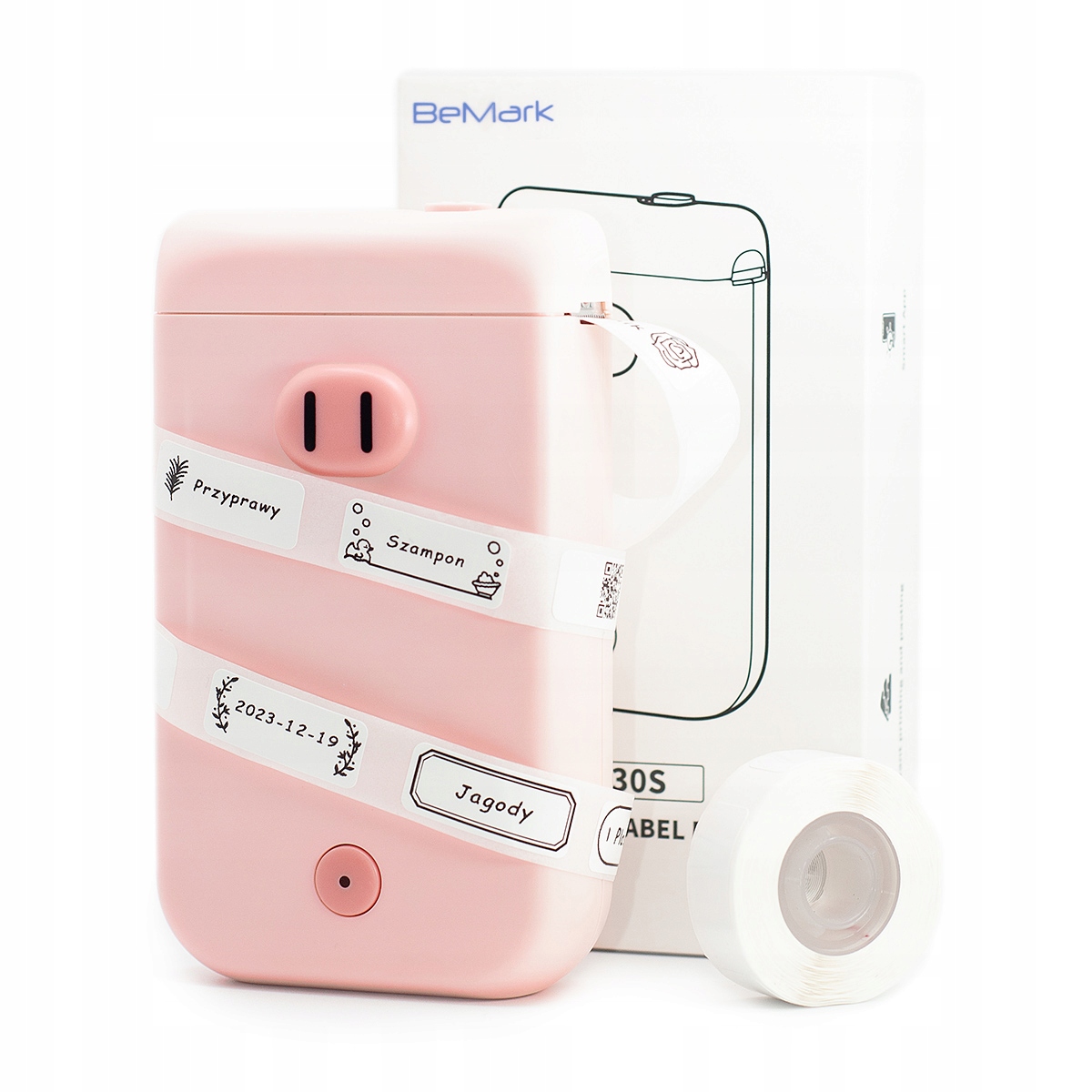 BeMark D30S Drukarka Termiczna NAKLEJKI Etykiet SL