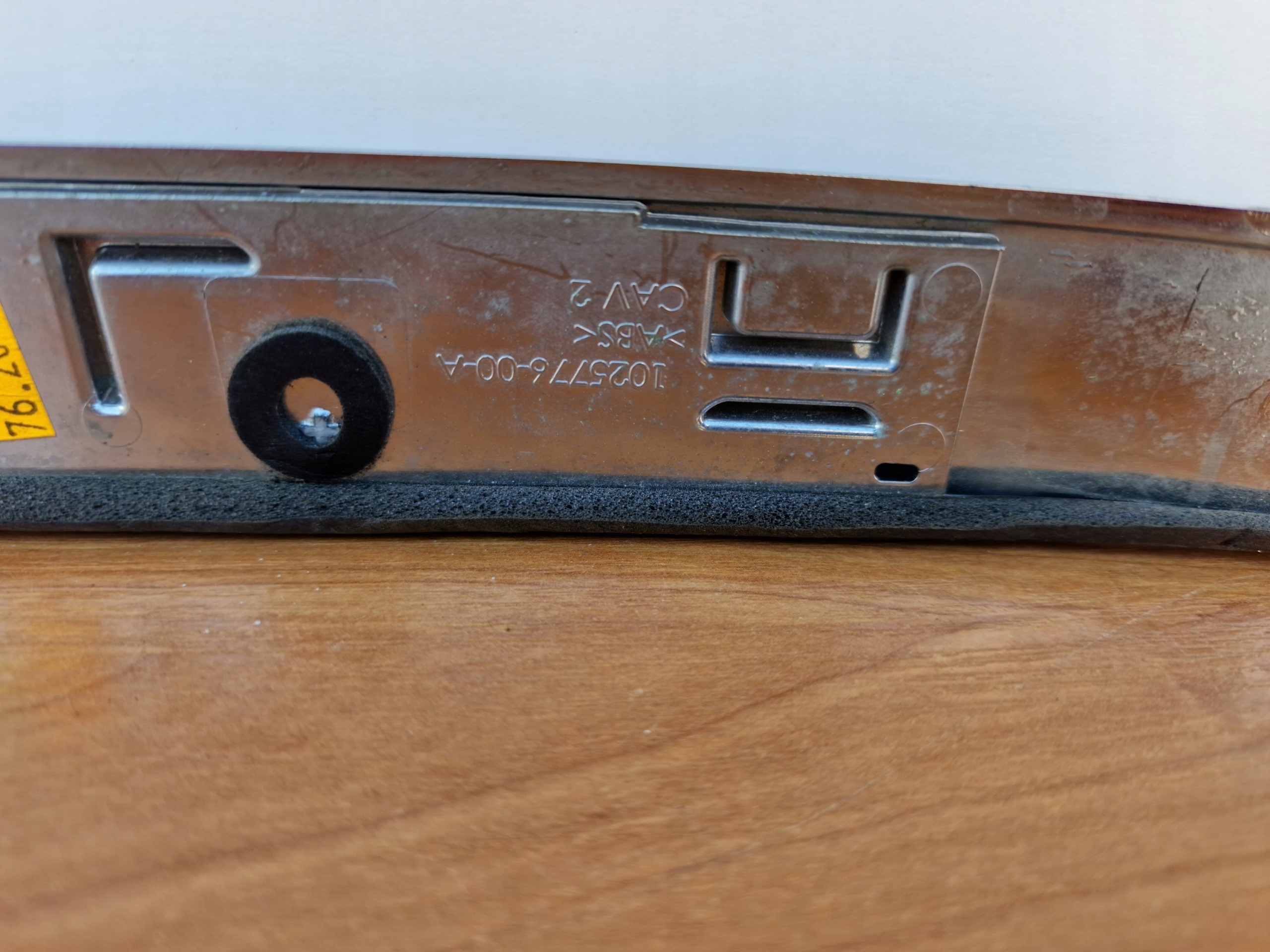 TESLA MODEL S moulding KALPY rear part cap CHROM ORG