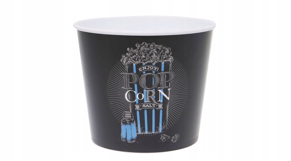 

Pojemnik na popcorn i przekąski czarny 2,2 l